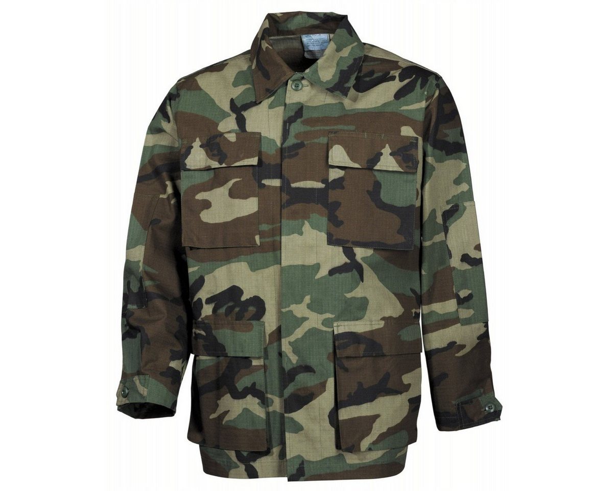 MFH Outdoorjacke US BDU Feldjacke, Rip Stop, woodland
