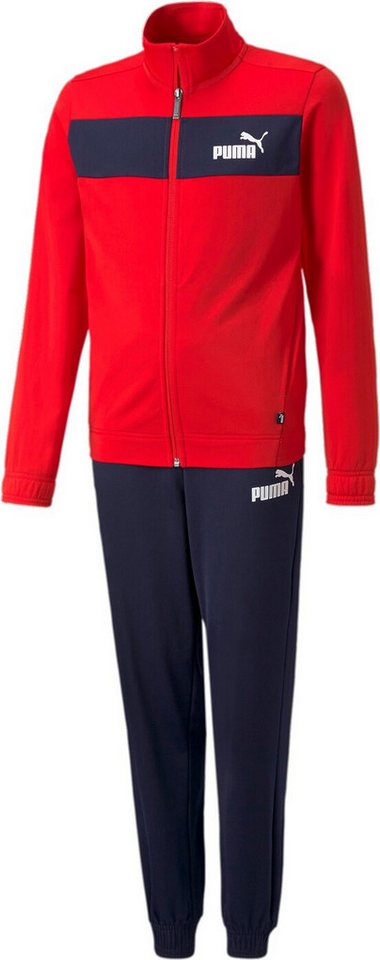PUMA Trainingsanzug Poly Suit cl B 011 HIGH RISK RED