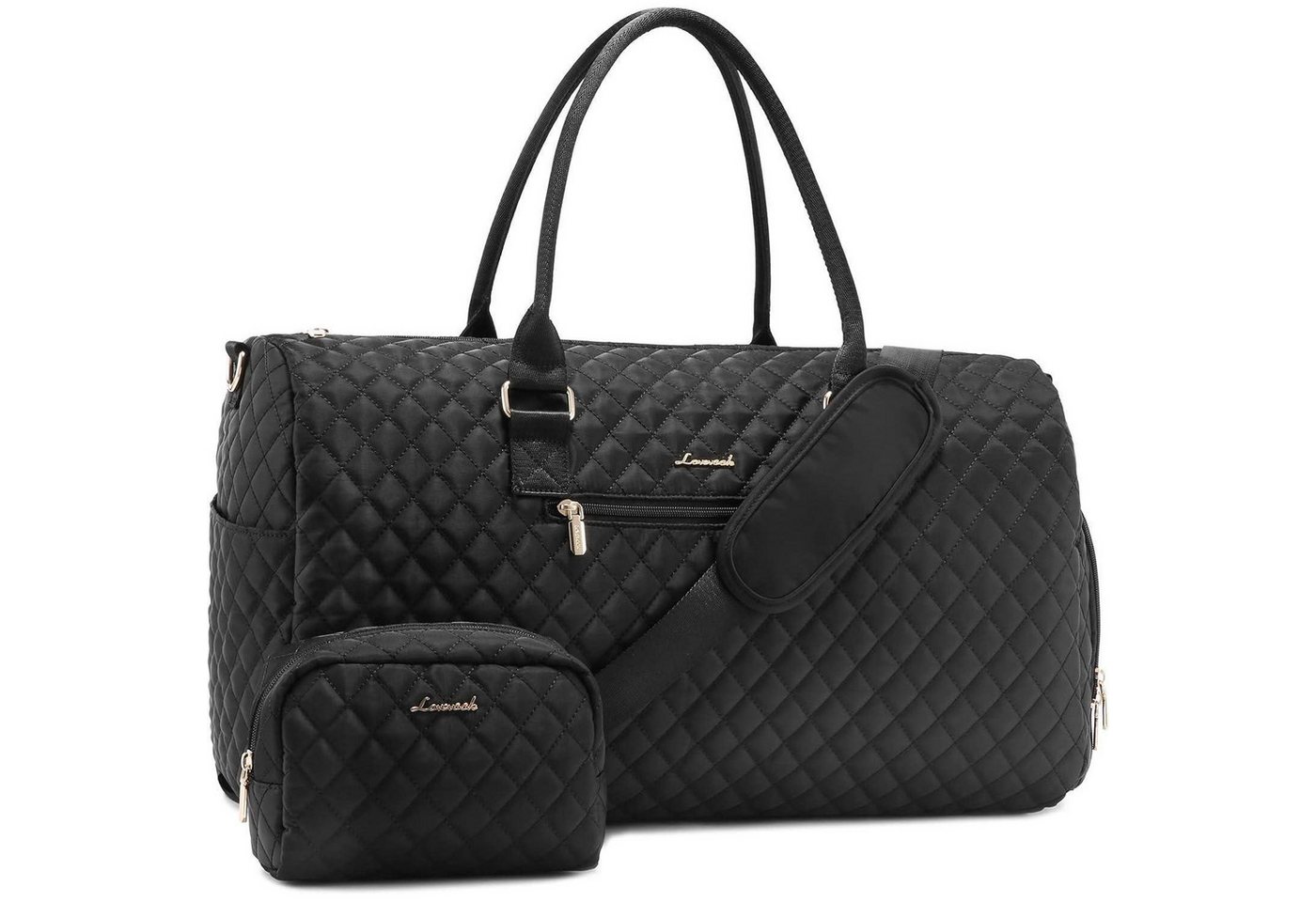 LuxusKollektion Reisetasche Sporttasche Damen wasserdicht mit Schuhfach & Nassfach, Handgepäck für Bild 4