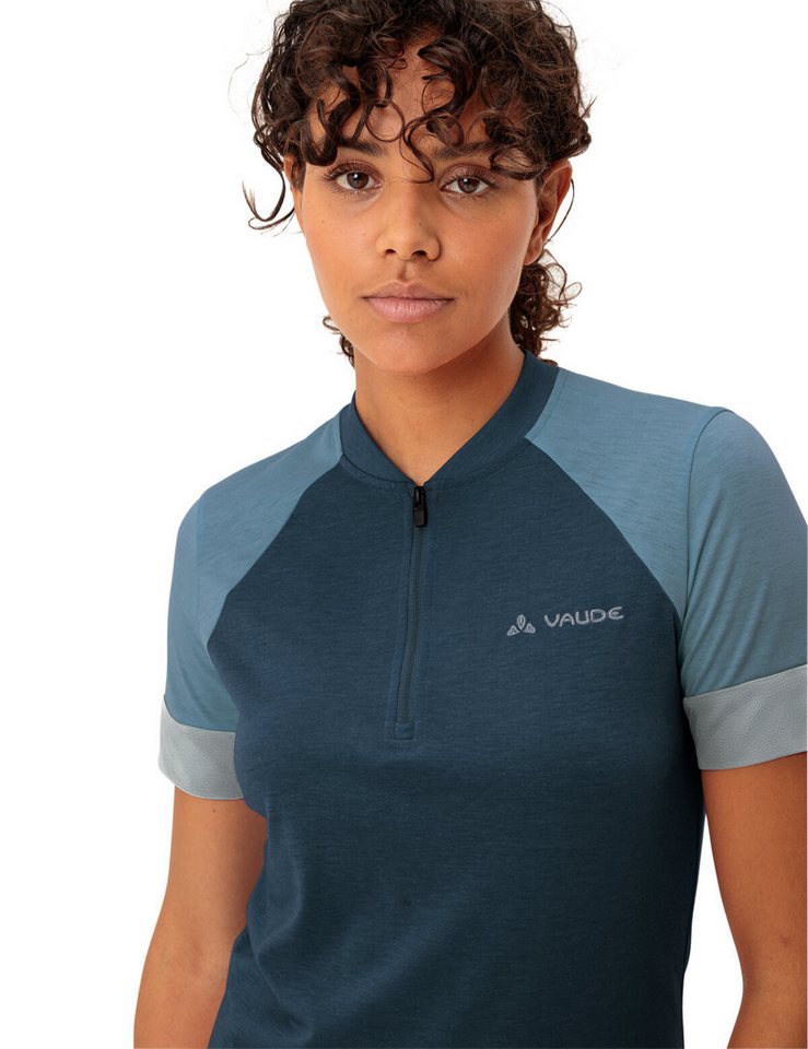 VAUDE Radtrikot Wo Altissimo Q-Zip Shirt DARK SEA UNI Bild 4