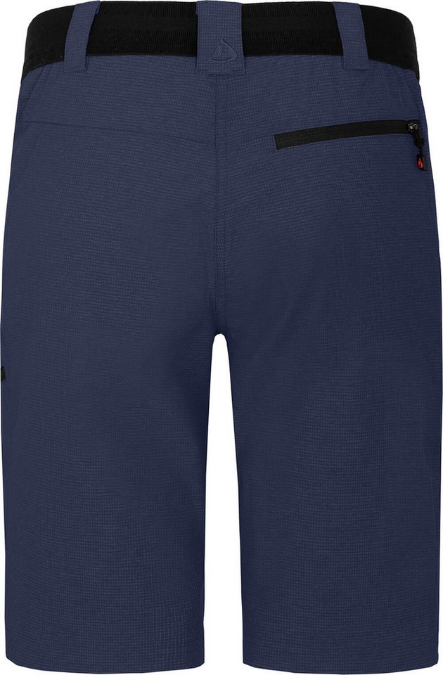 Bergson Outdoorhose PORI Bermuda Damen Wandershorts, robust, elastisch, Normalgrößen, peacoat blau Bild 2