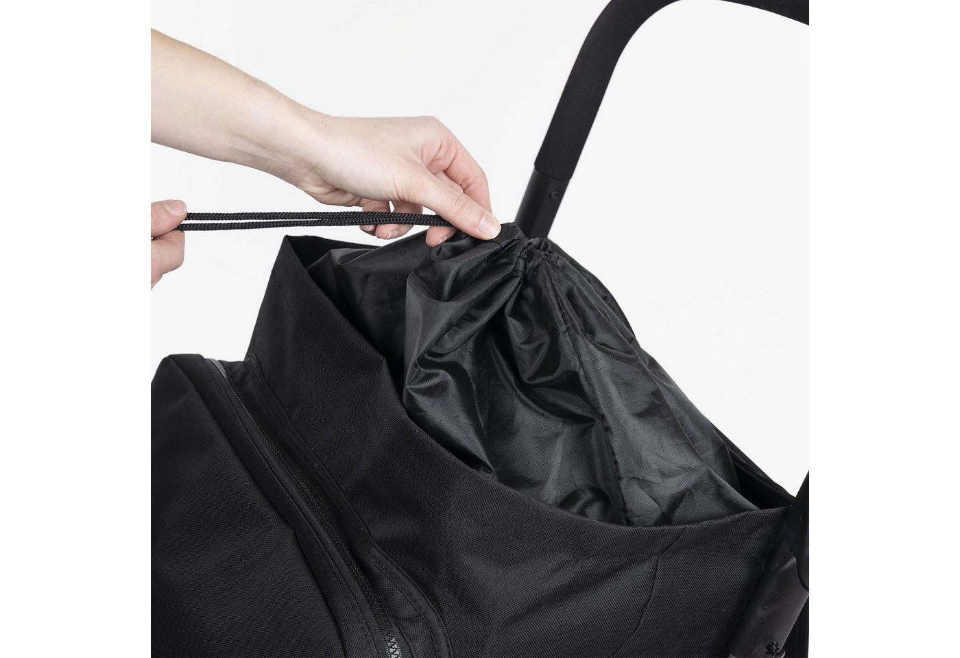 Carlett Einkaufstrolley Einkaufswagen Mit Kühltasche kaufwagen Klappbar Shopping Trolley, 58 l, Kühltasche 10L, eine Große Kapazität von 25 kg, Für Einkaufen Bild 3