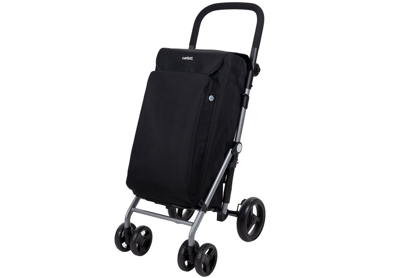 Carlett Einkaufstrolley Einkaufswagen Mit Kühltasche kaufwagen Klappbar Shopping Trolley, 58 l, Kühltasche 10L, eine Große Kapazität von 25 kg, Für Einkaufen Bild 4