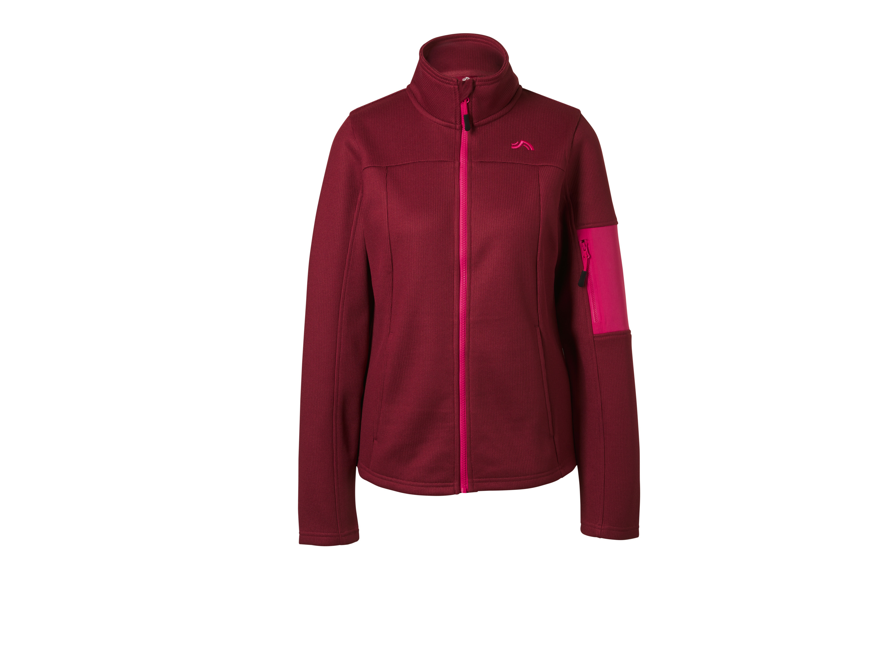 CRIVIT Damen Strickfleecejacke (Rot, L(44/46)) Bild 2
