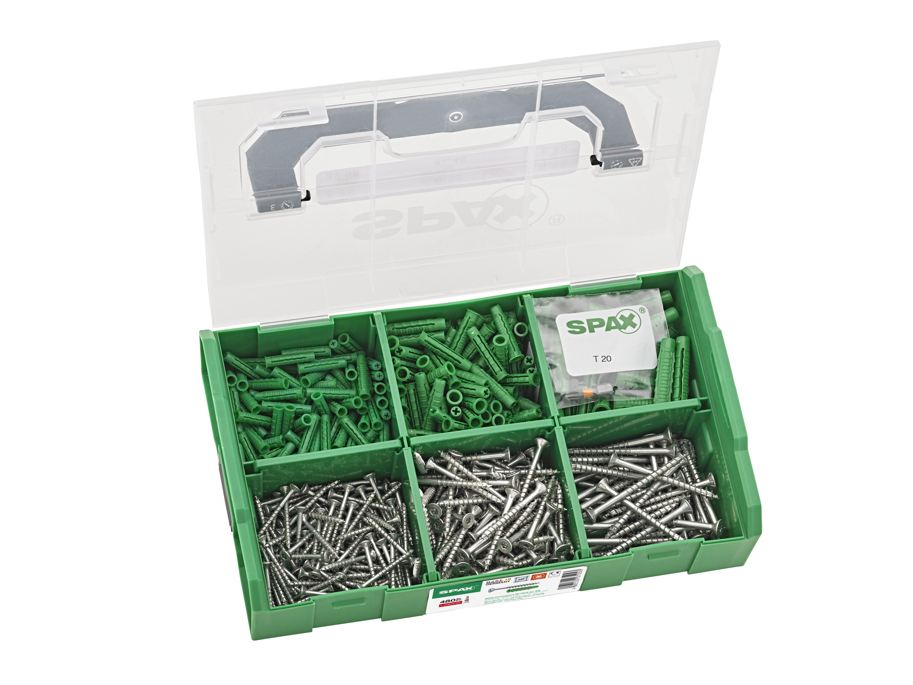 SPAX Dübel-Schrauben-Set »L-BOXX Mini«, 481-teilig mit 6 Abmessungen Bild 3