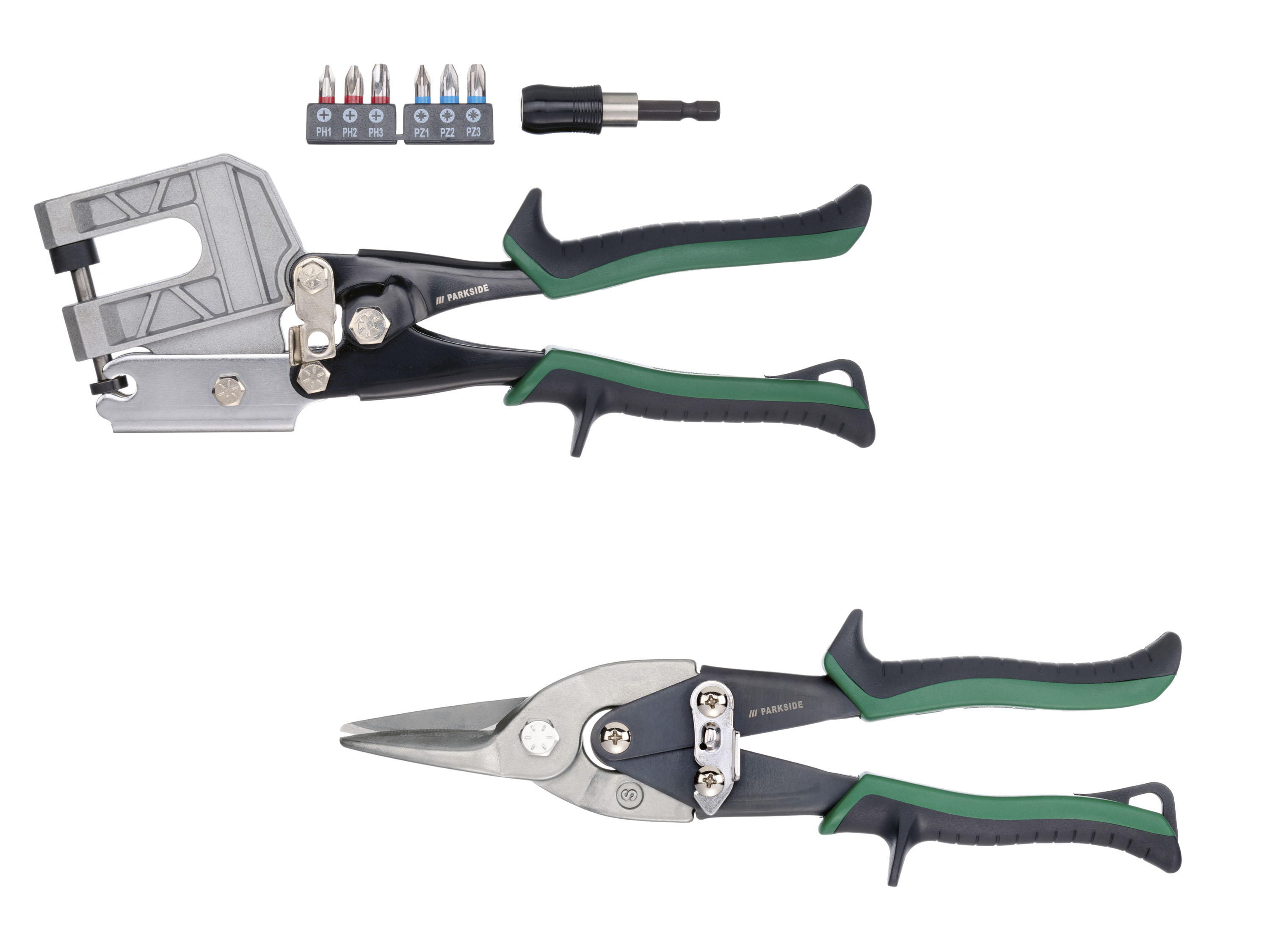 PARKSIDE® Blechscheren-Set, 3-teilig / Trockenbau-Set, 9-teilig (Gipsplatten-Set) Bild 4