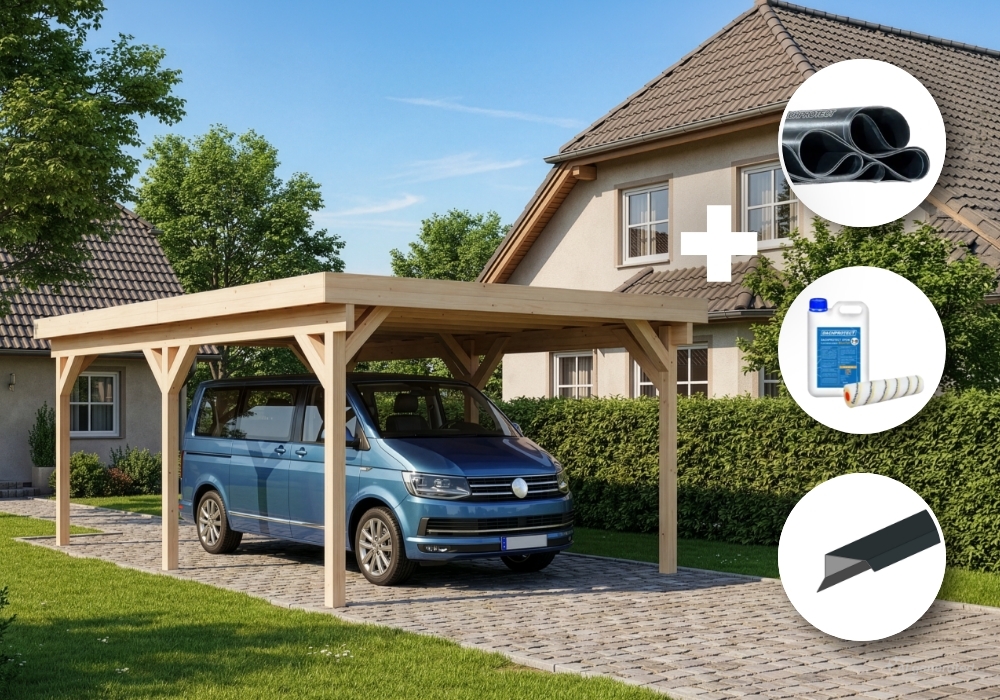 Komplettset - Alpholz Camper Carport