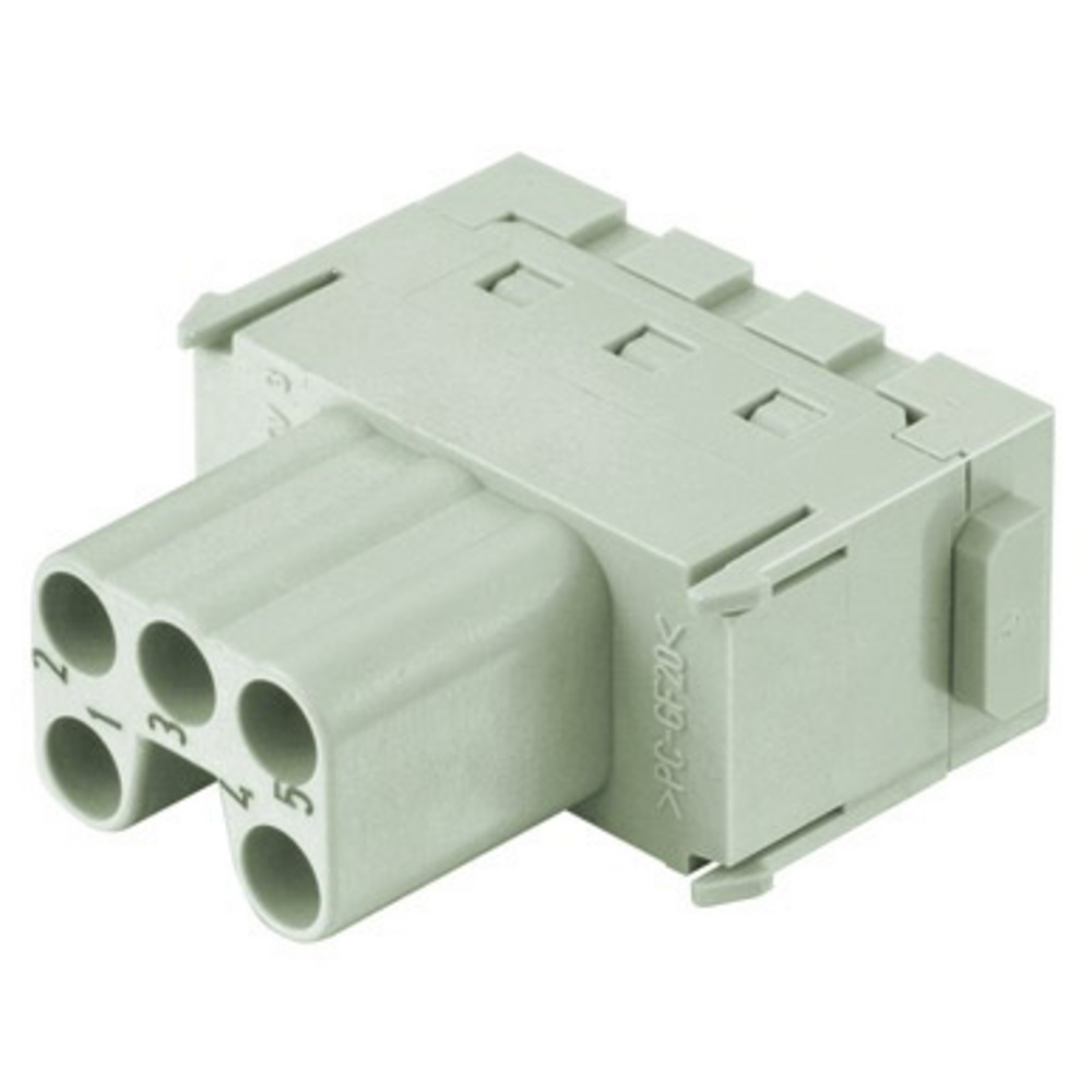 Harting Steckmodul Han 005 2716 5-polig 16a