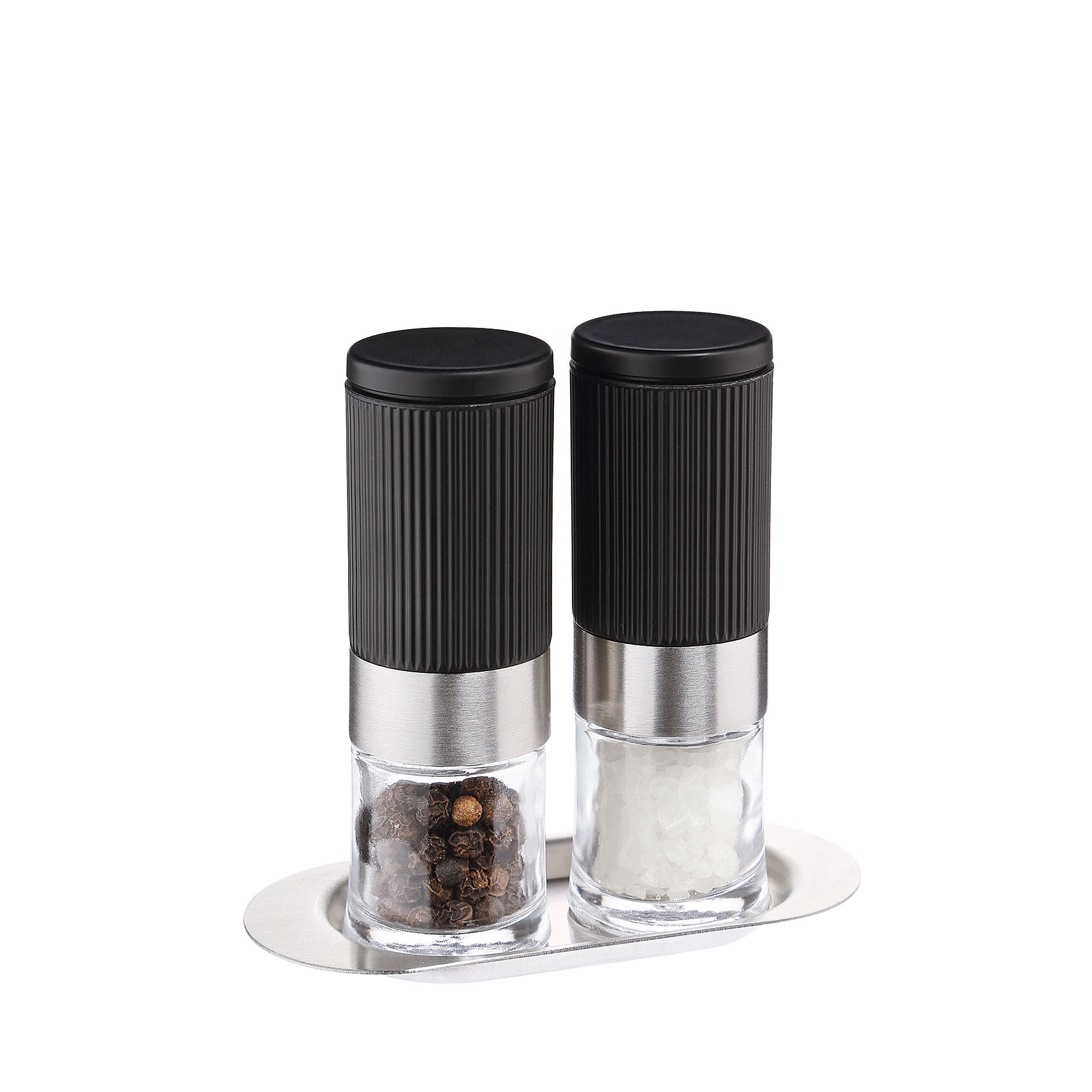 Cilio Capri Salz- Und Pfeffermühlen-set, 2-teilig, Durchmesser 3 X 9 Cm