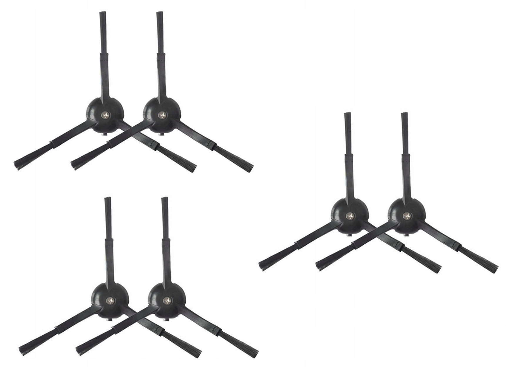 Inlocuire Set De Perii Laterale, Roborock S50 S55, Material: Kunststoff, Calitate Inalta A Executiei, Durabilitate Ridicata, Atentie La Detalii, Negru