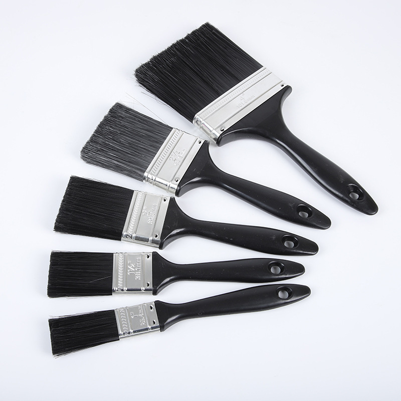 Set Mit 4 Bürsten Mit Holzgriffen: Rosshaarbürste, Staubpinsel, Bootsbürste