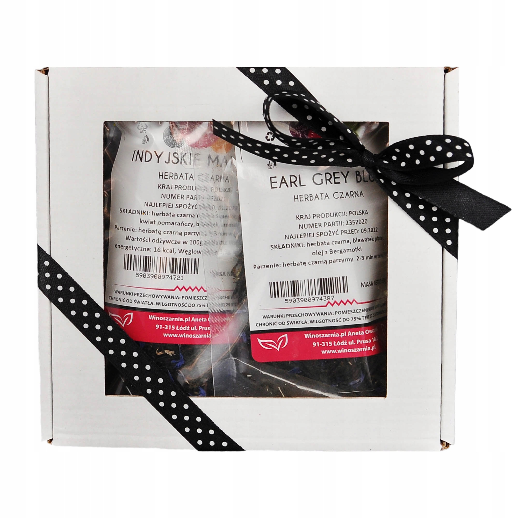 Schwarzer Tee-set – 2 X 50 G Als Geschenk