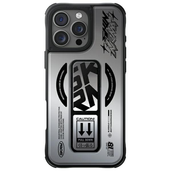 Skinarma Hülle Kira Kobai Iphone 16 Pro 6.3 Magnetischer Ladegriff Ständer Chrom