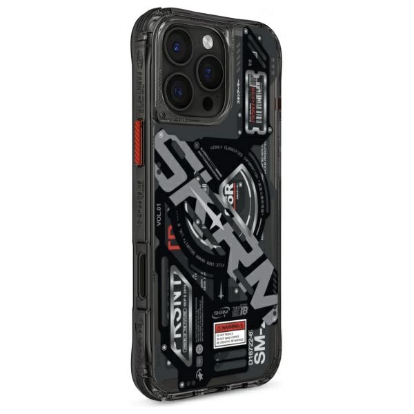 Skinarma Ekho Iphone 16 Pro Max 6.9 Magnetische Ladehülle Schwarz