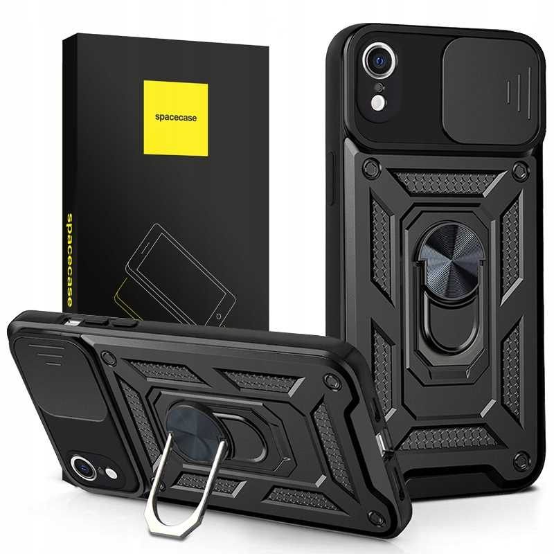 Spacecase Camring Iphone Xr Schwarz