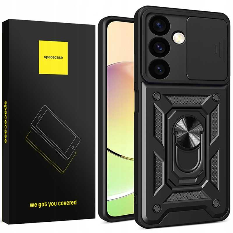 Spacecase Camring Galaxy S24 Schwarz
