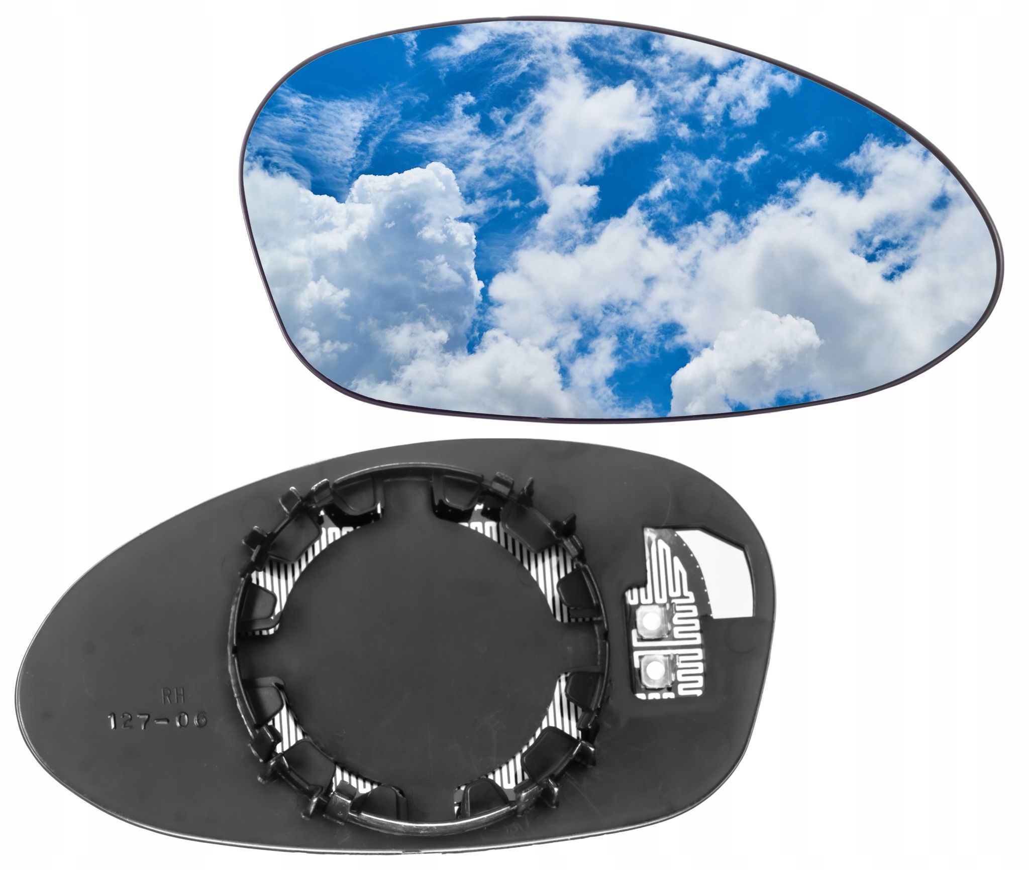 Rechter Spiegeleinsatz Bmw 3 E90 E91 2004-2010