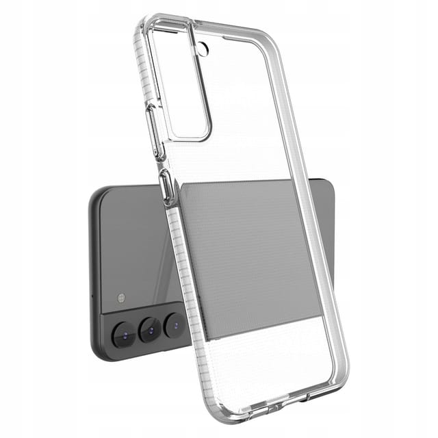 Spring Case Gel-schutzhülle Mit Farbigem Rahmen Für Samsung Galaxy S22+ (s22 Plus), Schwarz