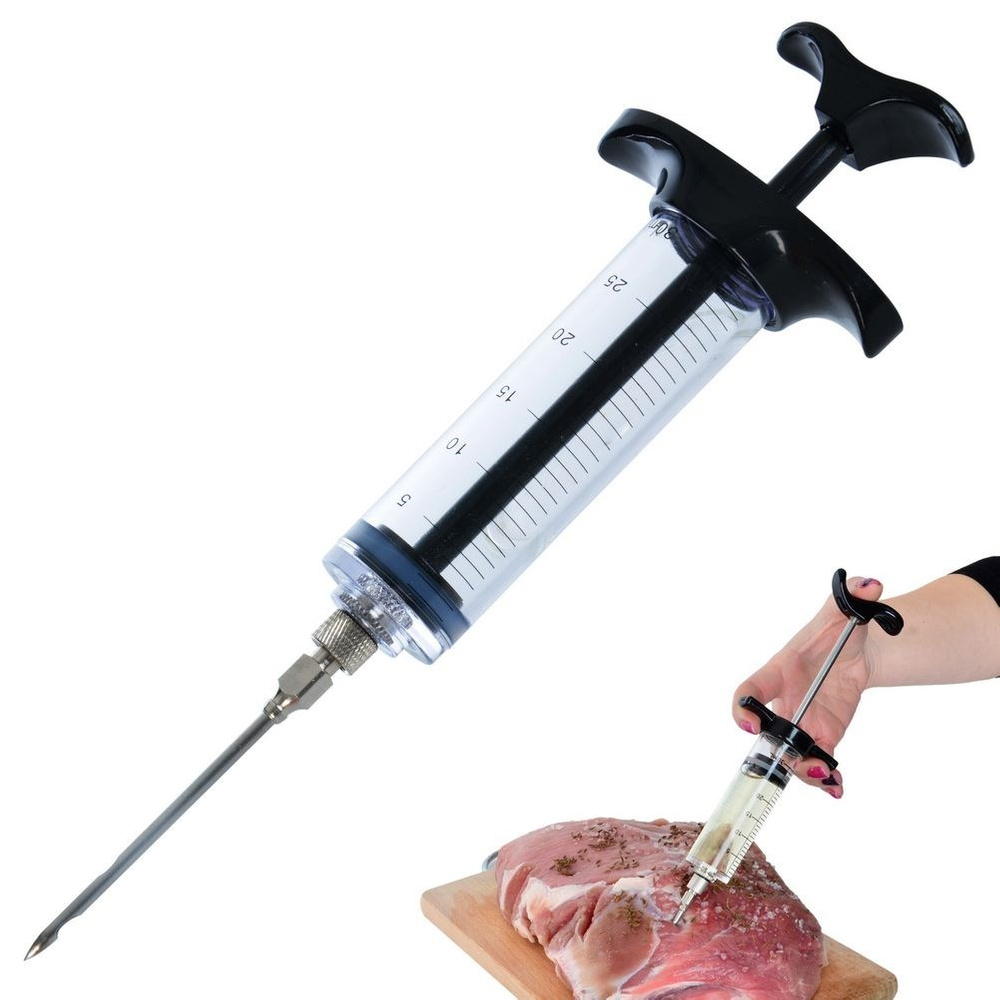 Spritzeninjektionsnadel Zum Marinieren Von Fleisch Und Injizieren Von Marinaden