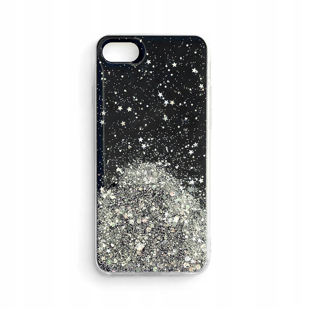 Sternenglitzerhülle Für Iphone 13 Pro, Glänzende Glitzerhülle, Schwarz