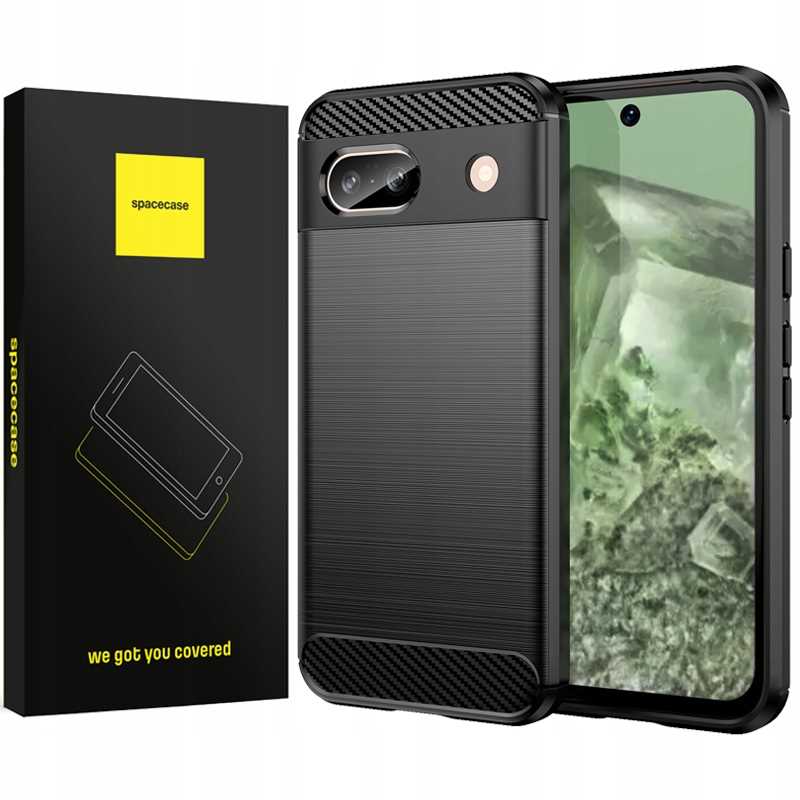 Spacecase Carbon Google Pixel 8a Schwarz
