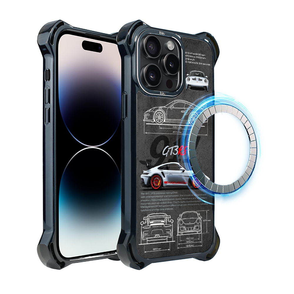 Schutzhülle Für Iphone 14 Pro Max Ibizu Dropguard Ultra Mit Magsafe, Techdrive, 911 Gt3 Rs