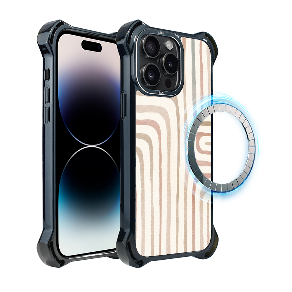 Iphone 14 Pro Max Ibizu Dropguard Ultra Hülle Mit Magsafe, Boho, Sand Maze