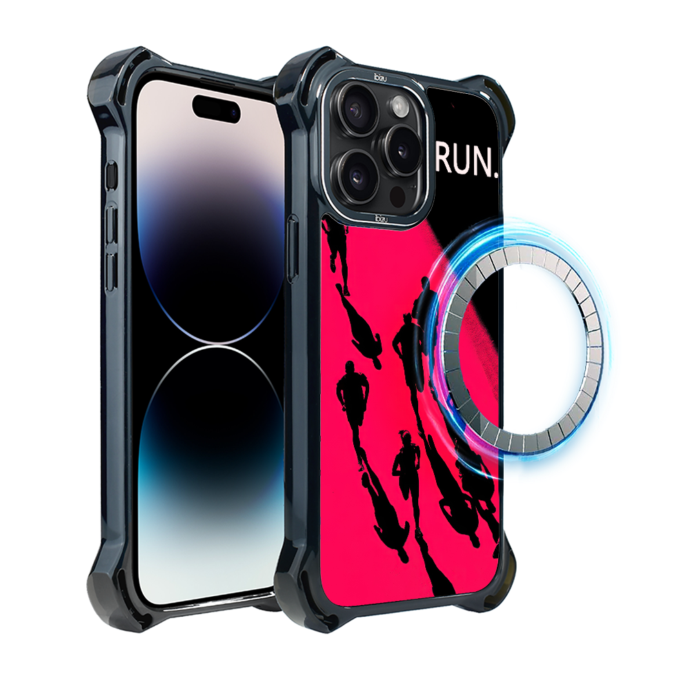 Hülle Für Iphone 14 Pro Max Ibizu Dropguard Ultra Mit Magsafe, Move, Night Marathon