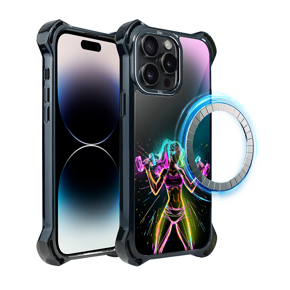 Iphone 14 Pro Max Ibizu Dropguard Ultra Hülle Mit Magsafe, Electromove Und Fitness-vibration