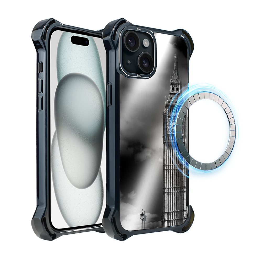 Iphone 15 Plus Ibizu Dropguard Ultra Hülle Mit Magsafe, Noir City, Big Ben