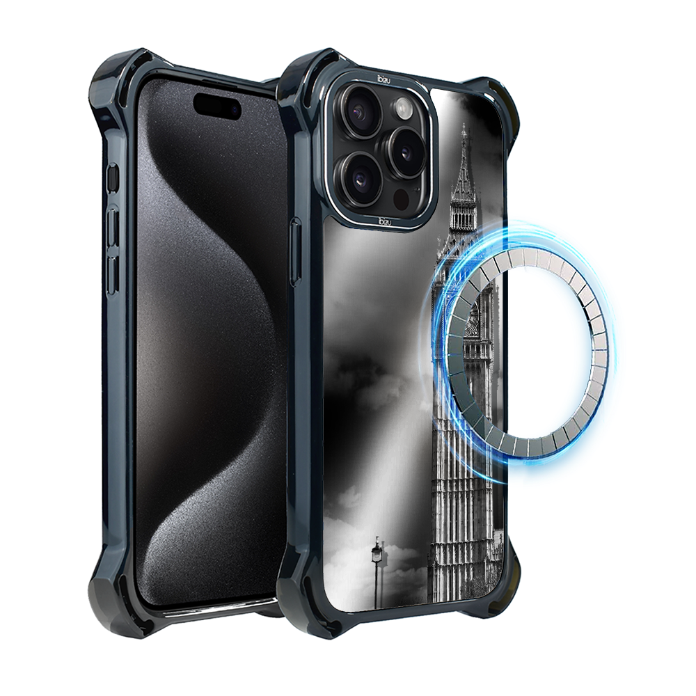Iphone 15 Pro Ibizu Dropguard Ultra Hülle Mit Magsafe, Noir City, Big Ben