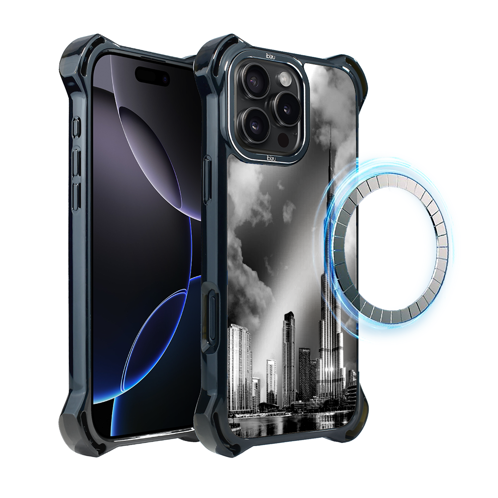 Iphone 16 Pro Max Ibizu Dropguard Ultra Hülle Mit Magsafe, Noir City, Burj Khalifa
