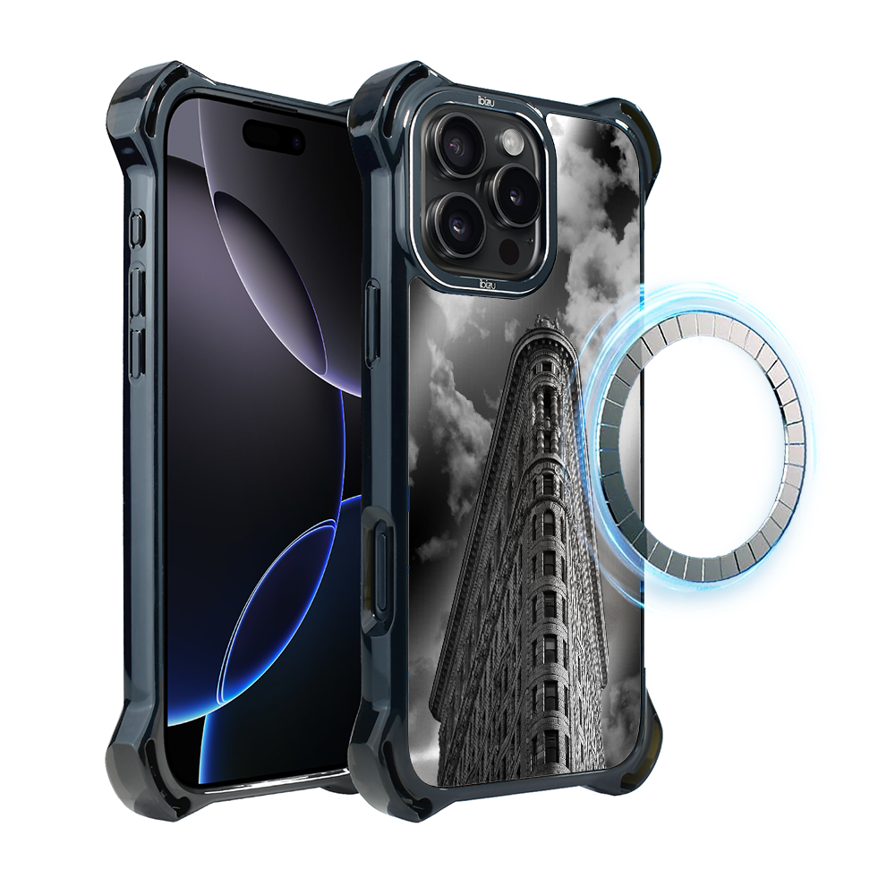 Hülle Für Iphone 16 Pro Max Ibizu Dropguard Ultra Mit Magsafe, Noir City, Flatiron
