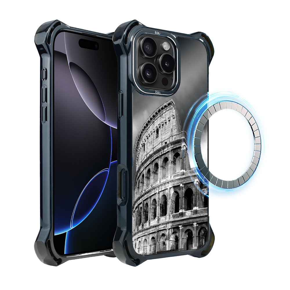 Hülle Für Iphone 16 Pro Max Ibizu Dropguard Ultra Mit Magsafe, Noir City, Colosseum