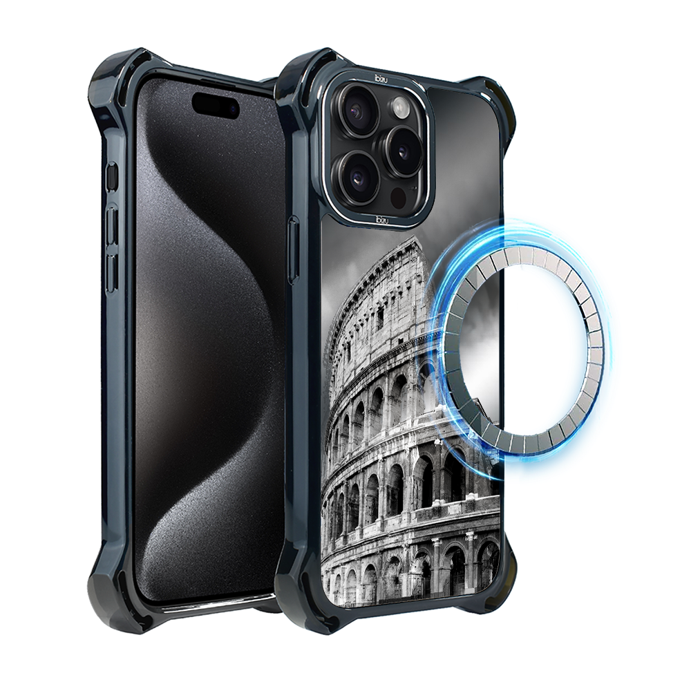 Iphone 15 Pro Ibizu Dropguard Ultra Hülle Mit Magsafe, Noir City, Kolosseum