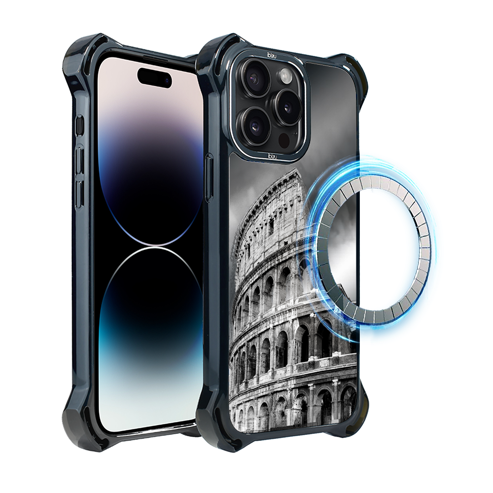 Hülle Für Iphone 14 Pro Max Ibizu Dropguard Ultra Mit Magsafe, Noir City, Colosseum