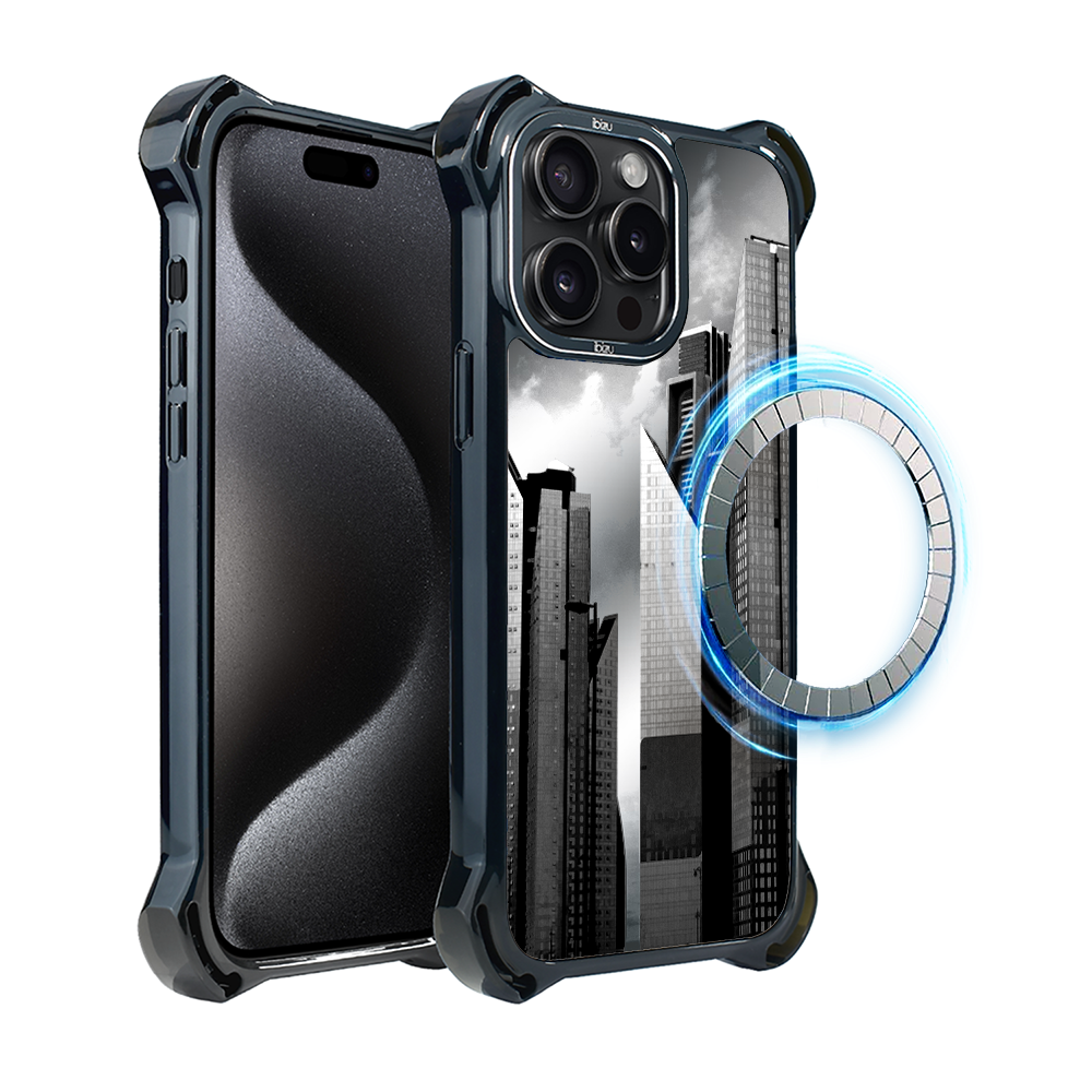Iphone 15 Pro Max Ibizu Dropguard Ultra Hülle Mit Magsafe, Noir City, Manhattan