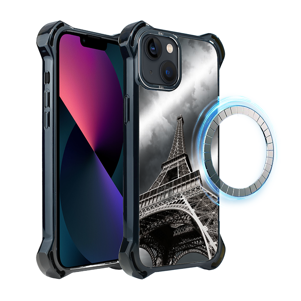 Iphone 13 Ibizu Dropguard Ultra Hülle Mit Magsafe, Noir City, Eiffelturm