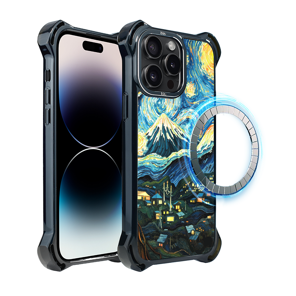 Iphone 14 Pro Max Hülle, Ibiza Dropguard Ultra Mit Magsafe, Van Gogh, Sternennacht