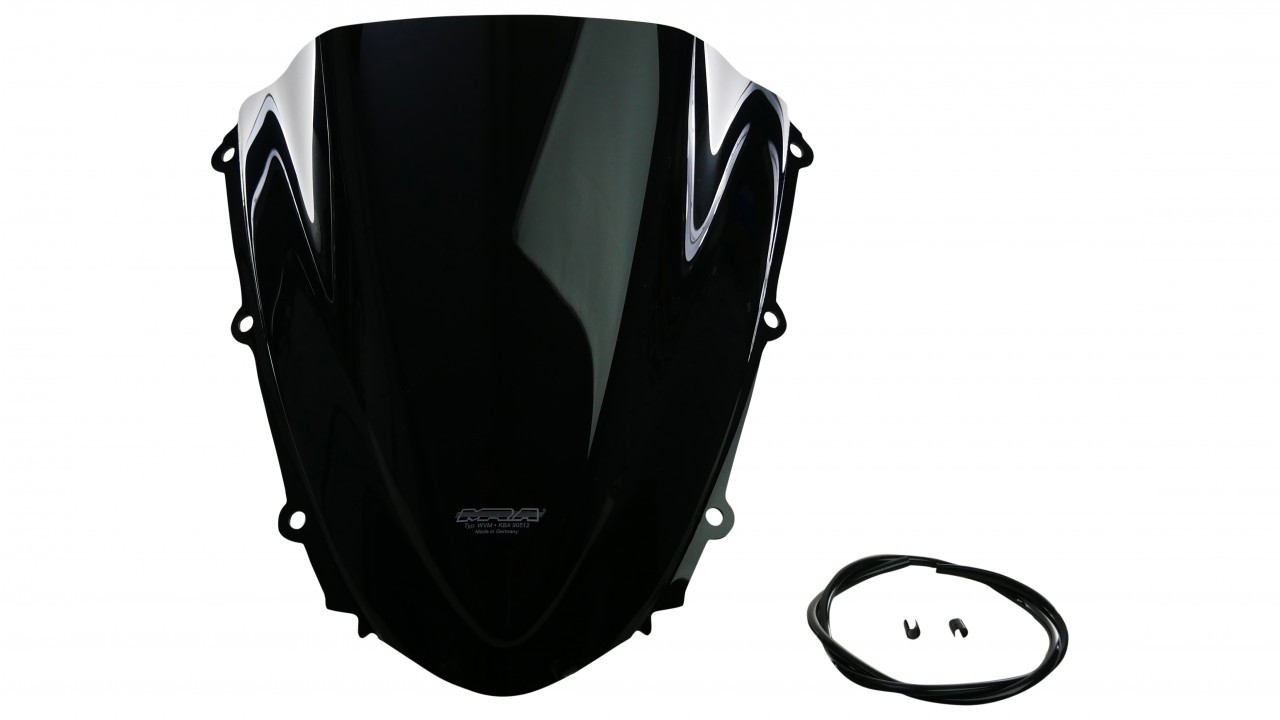 Mra Motorrad-windschutzscheibe Für Honda Cbr 1000 Rr Sc57 (2004–2007), Form R, Schwarz