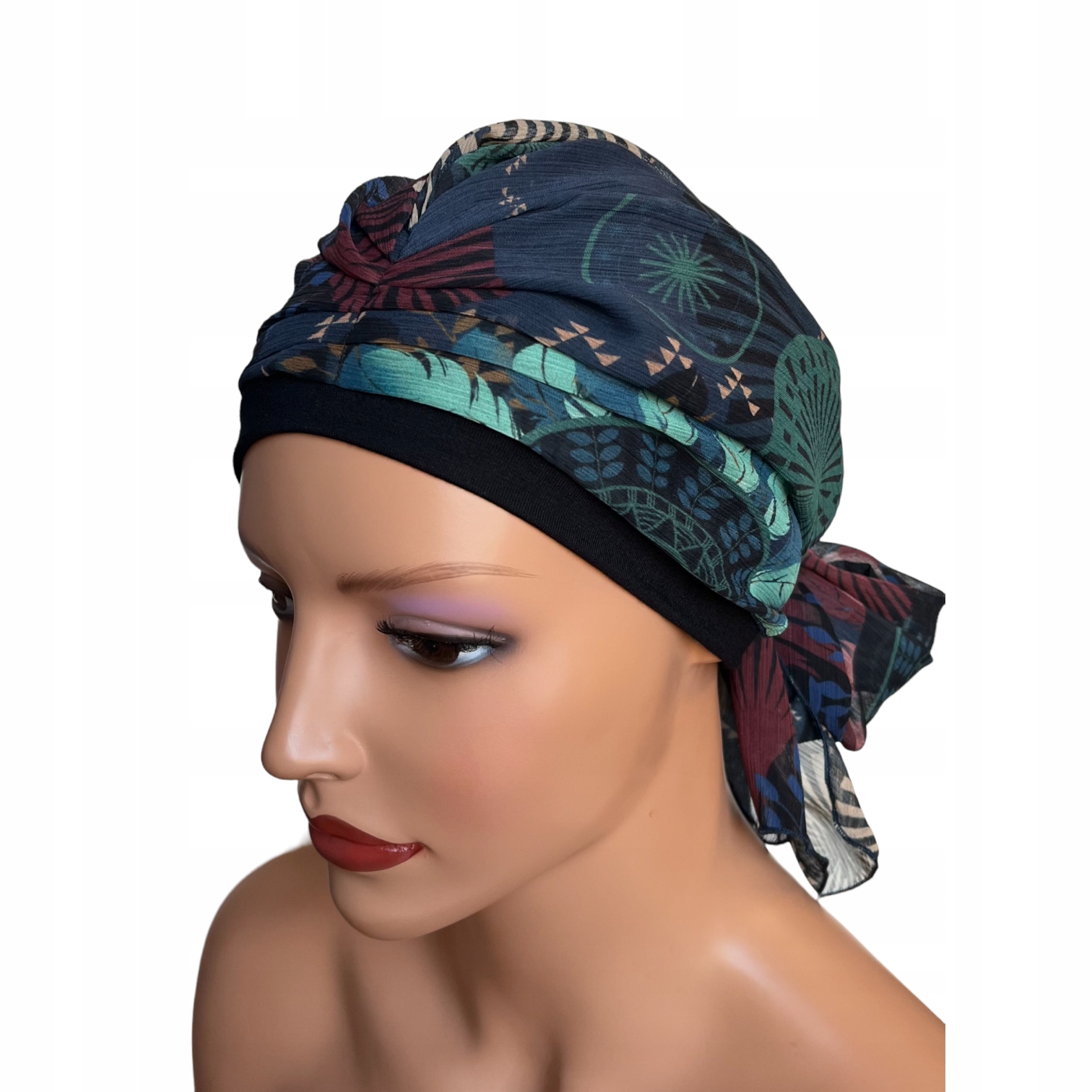 Wera Bm Turban Schwarz 333 Schal Nach Chemotherapie