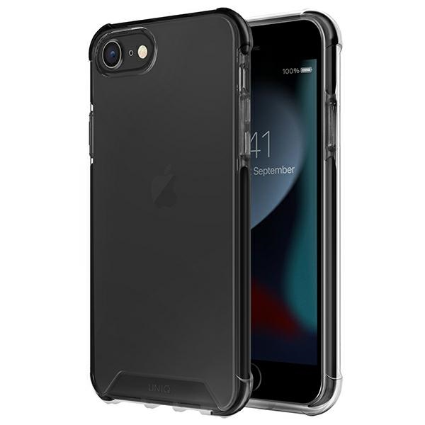 Uniq Combat Hülle Für Iphone Se 2022 / Se 2020 / 7 / 8, Schwarz/carbon Black