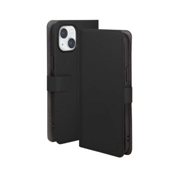 Uniq Buchhülle Journa Für Iphone 14 Plus / 15 Plus 6,7" Schwarz/mitternachtsschwarz