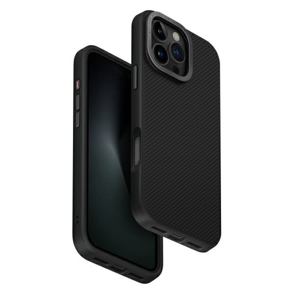 Uniq Hülle Keva Max Iphone 16 Pro Max 6,9" Mit Magclick-ladefunktion, Schwarz/carbonschwarz