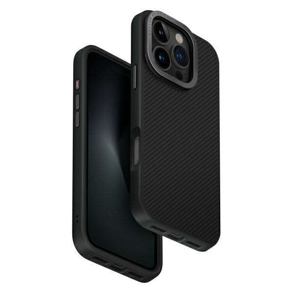 Uniq Hülle Keva Max Iphone 16 Pro 6.3magclick Ladefunktion Schwarz/schwarz (carbon)
