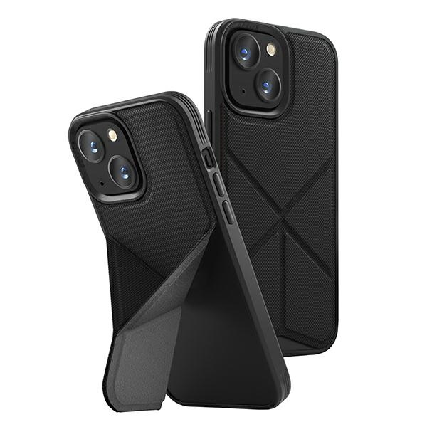 Uniq Transforma Iphone 14 Plus / 15 Plus 6,7" Magclick Ladehülle Schwarz/ebenholz