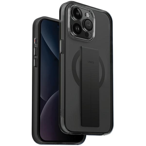 Uniq Heldro Mag Iphone 15 Pro Max 6,7" Magclick Ladehülle Schwarz/dampfgrau