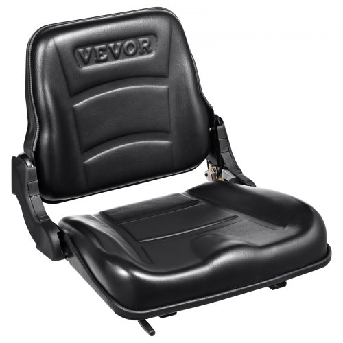 Universal Traktorsitz Aus Pvc-kunstleder Und Polyurethanschaum Traktor Schleppersitz Mit Verstellbarer Rückenlehne Und Mikro-sicherheitsschalter Treckersitz Fahrersitz 160–340mm Schlitz