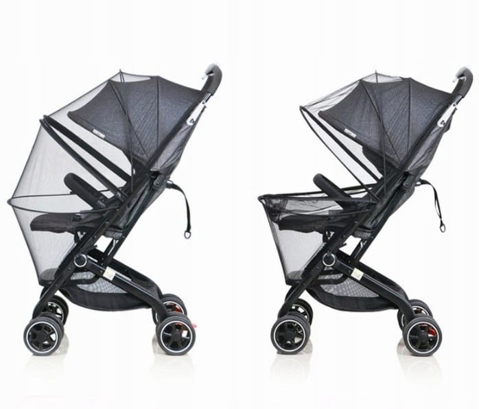 Universelles 3-in-1-moskitonetz Für Kinderwagen Mit Reißverschluss