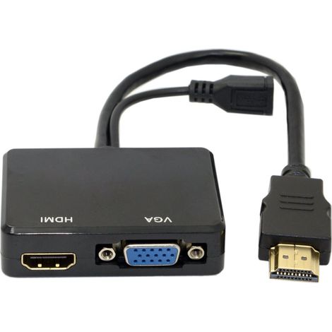Hdmi-zu-vga- Und Hdmi-buchse-kabel Mit Audio-/video-adapterkabel Für Hd-fernseher Und Pc-monitor